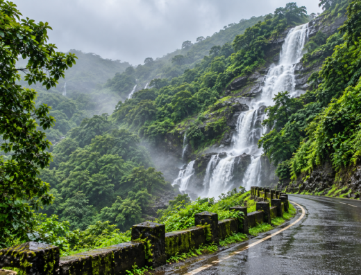 Tamhini Ghat Waterfall